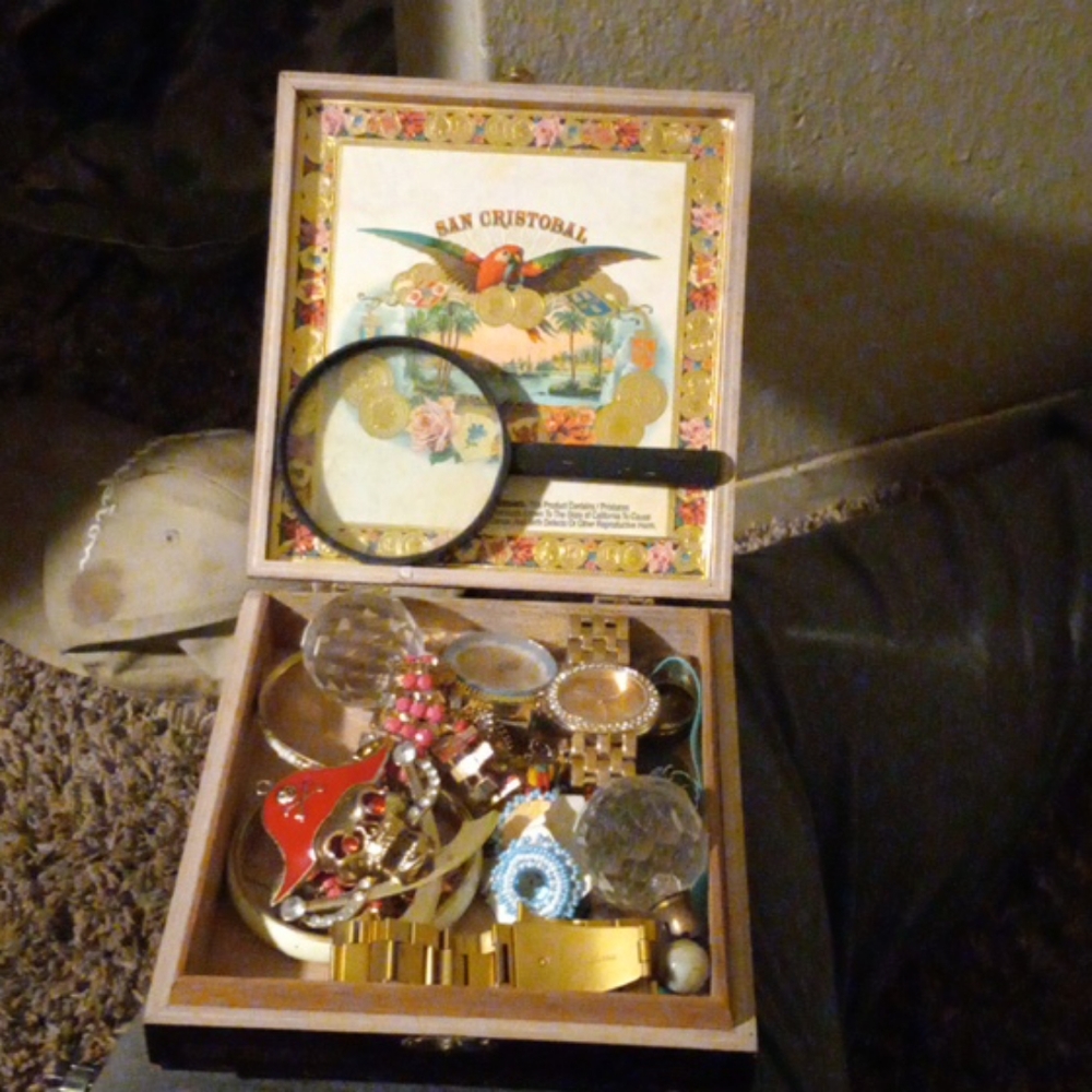 A box of jewelry